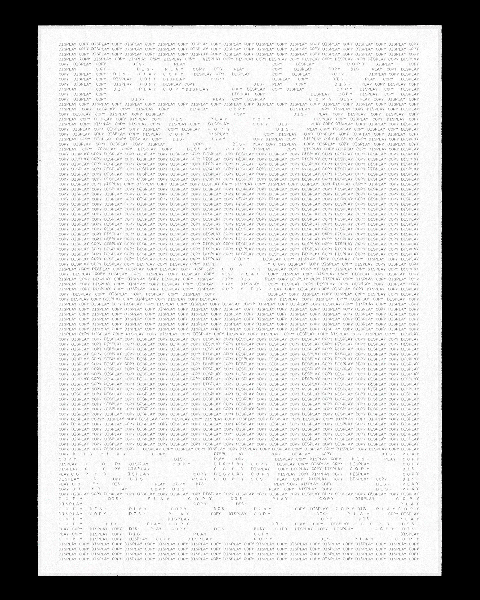 Display Copy vol. III