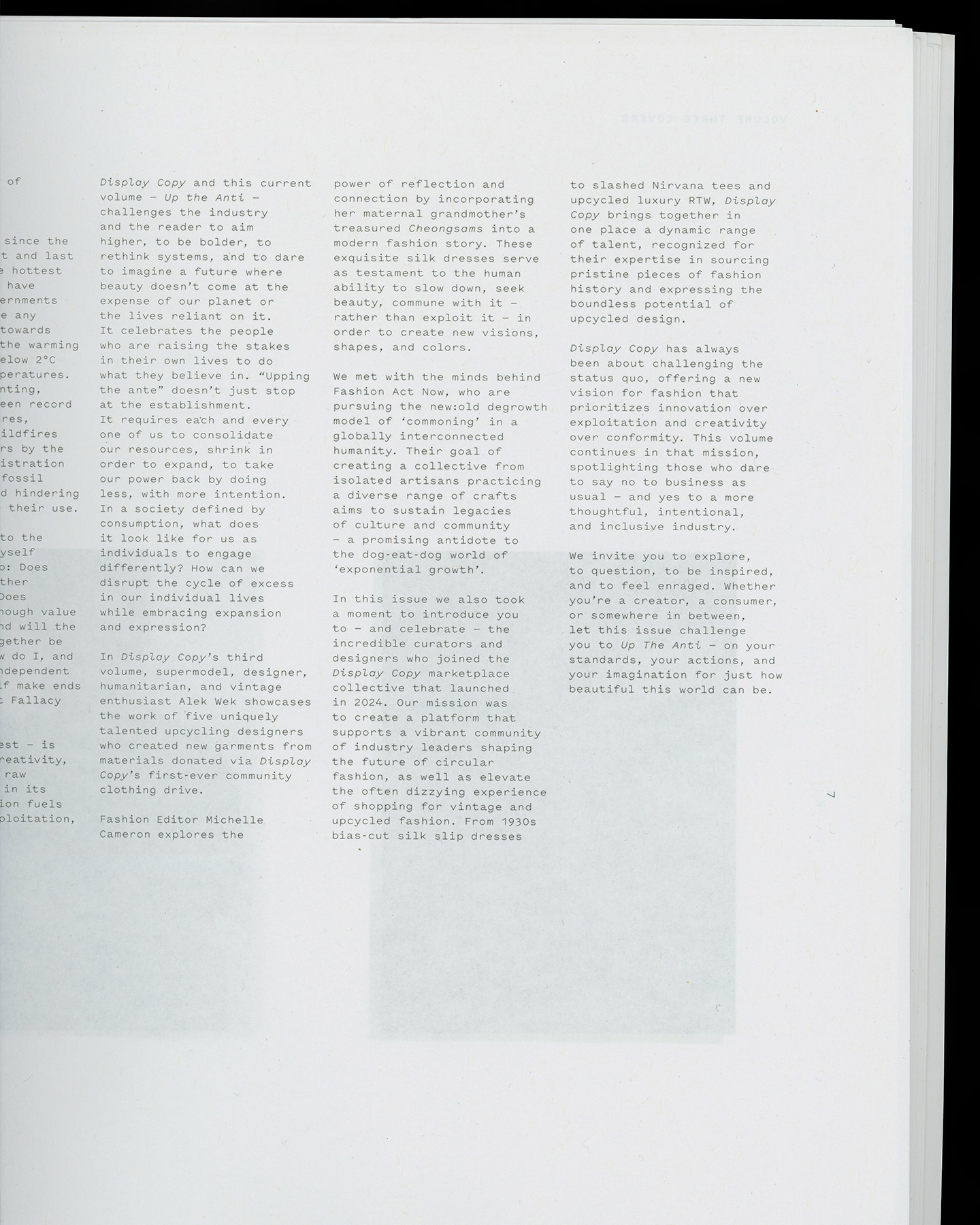 Display Copy vol. III